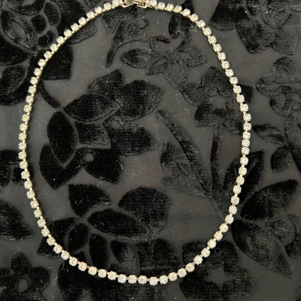 Vintage Coro rhinestone choker